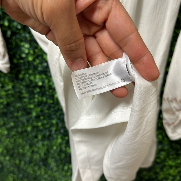 Xhilaration  White bohemian embroidered dress - Picture 8 of 9